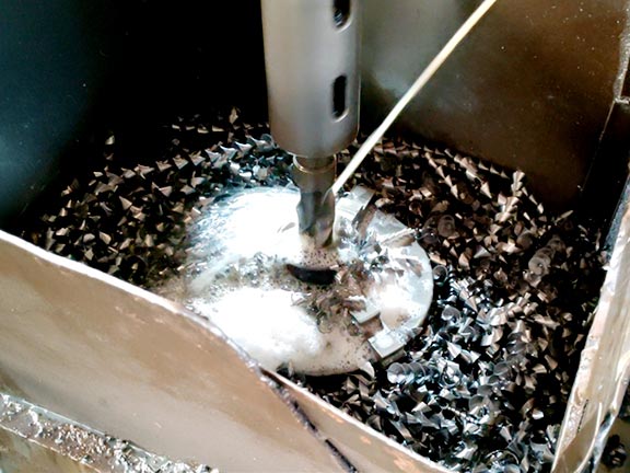 高压不锈钢承插管件生产钻孔